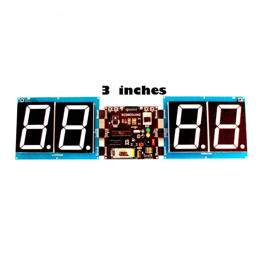 Detachable SCORE4-  Digital Scoreboard with 3 inches displays