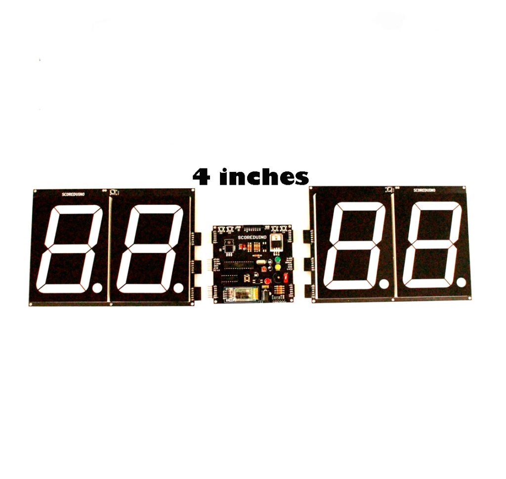 Detachable SCORE4- Digital Scoreboard with 4 inches displays